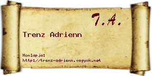 Trenz Adrienn névjegykártya